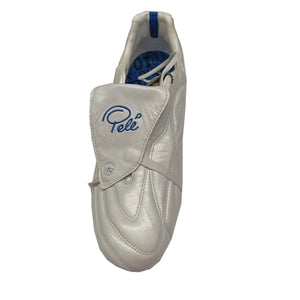 Pele Sports 1962 FG MS Men's Football Boots - Pearlized White/Varsity Ryal/Black