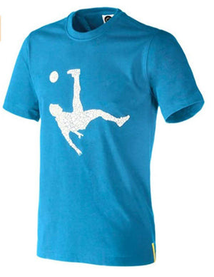 Pele Sports Men's Bike Kick T-Shirt - Blue