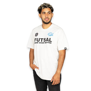 Pele Sports Men's Pele Story Futsal T-Shirt - White Heather