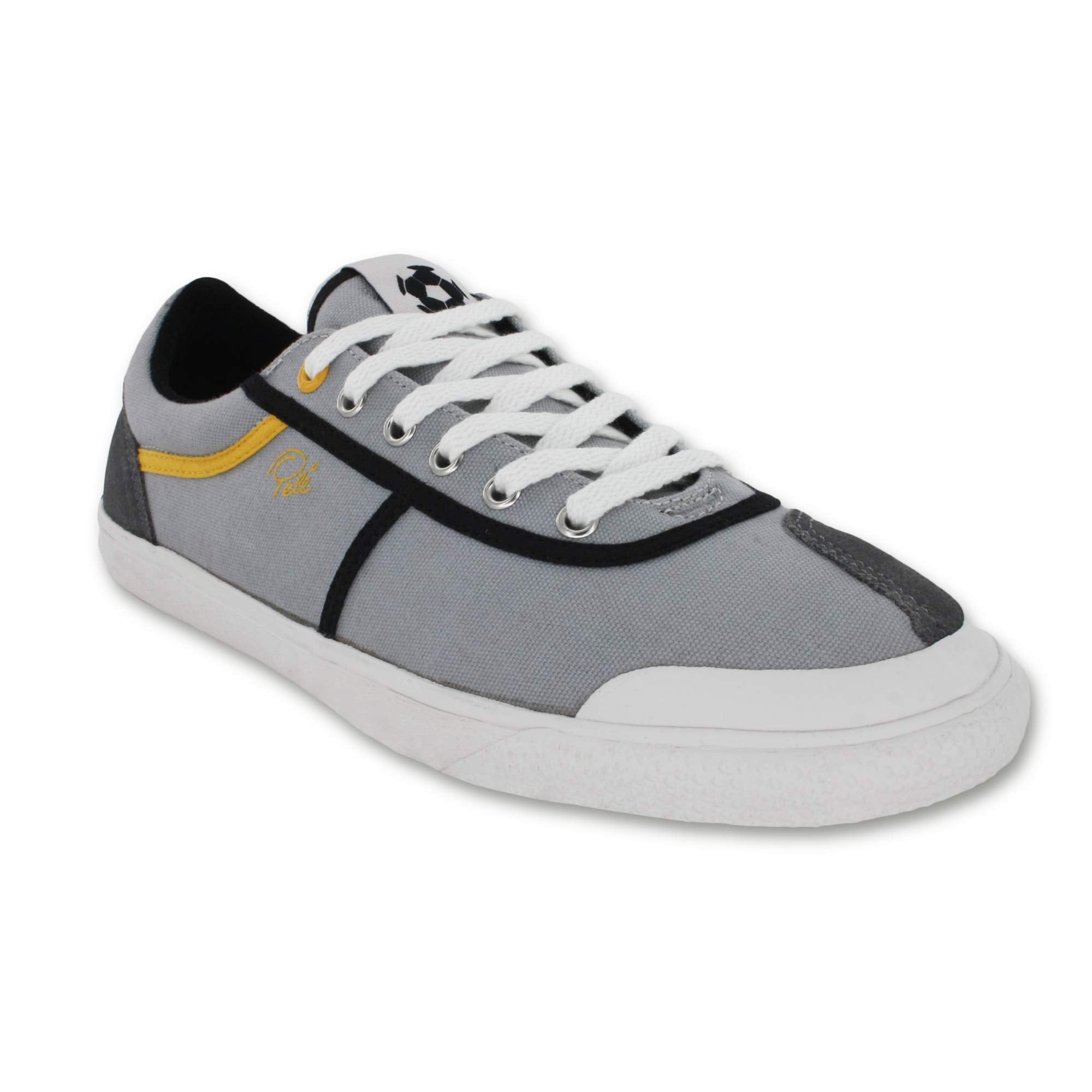 Pele Sports Men's Armador Canvas Sneakers - High Rise/Grey/White/Super Pink