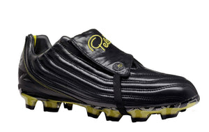 Pele Sports 1962 FG MS Men's Football Boots - Black / Yellow